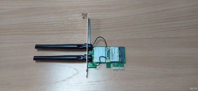 Лот: 17995211. Фото: 1. Адаптер Wi-Fi в PCI-E x1, 2 антенны... WiFi, Bluetooth адаптеры