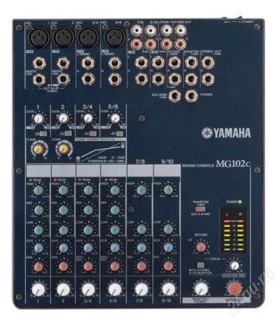 Лот: 2612666. Фото: 1. Микшерный пульт YAMAHA MG102c. Микшеры, предусилители, микрофонные эффекты