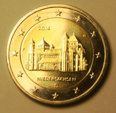 Лот: 3770711. Фото: 1. Германия.2 евро 2014 г. D.Нижняя... Европа