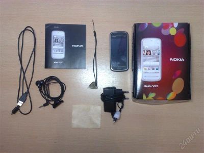 Лот: 1355488. Фото: 1. nokia 5228 black + флэшка 2gb... Смартфоны