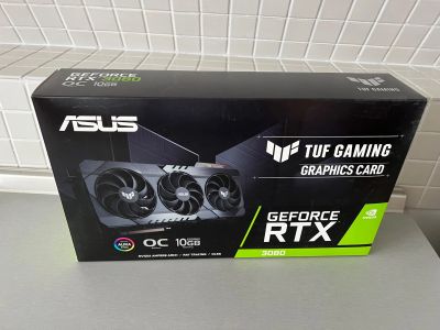 Лот: 18885480. Фото: 1. Видеокарта RTX3080 3080 Asus Tuf. Видеокарты