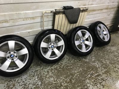 Лот: 17499429. Фото: 1. Диски BMW R17 Style 122 + Резина. Шины