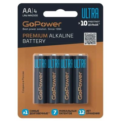 Лот: 25206504. Фото: 1. Элемент питания GoPower ULTRA... Батарейки, аккумуляторы, элементы питания