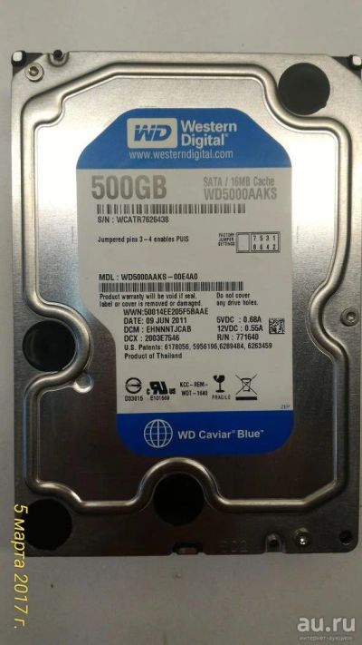 Лот: 9183833. Фото: 1. Жесткий диск Western Digital WD... Жёсткие диски (HDD)