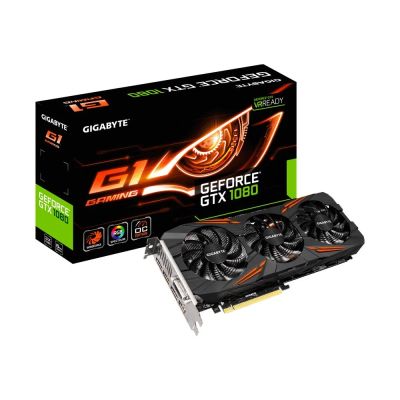 Лот: 15311650. Фото: 1. Видеокарта Gigabyte GTX 1080 G1... Видеокарты