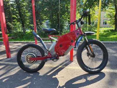 Лот: 25395893. Фото: 1. Электровелосипед 5kw 67.2v 15ah... Электровелосипеды