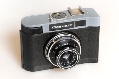 Лот: 25674507. Фото: 1. Ф-аппарат Смена-7. № 199025. Плёночные дальномерные, шкальные