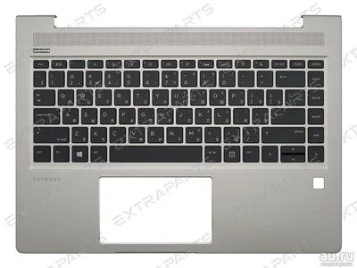 Лот: 17838782. Фото: 1. Топ-панель HP ProBook 440 G7 серебро. Клавиатуры для ноутбуков