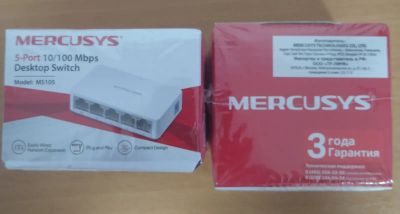 Лот: 20182877. Фото: 1. Коммутатор Mercusys MS105. Коммутаторы