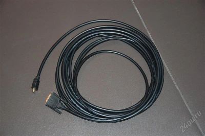 Лот: 2839020. Фото: 1. Кабель DVI - HDMI 10 метров. Шлейфы, кабели, переходники