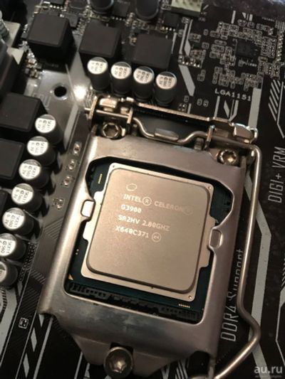 Лот: 13513520. Фото: 1. Intel celeron G3900 2x2.8 Ghz... Процессоры