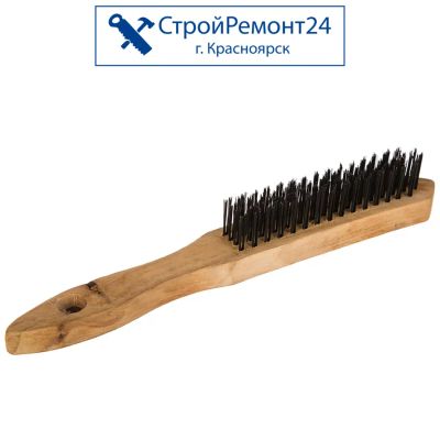 Лот: 25729559. Фото: 1. Щетка стальная Stayer деревянная... Ручной инструмент
