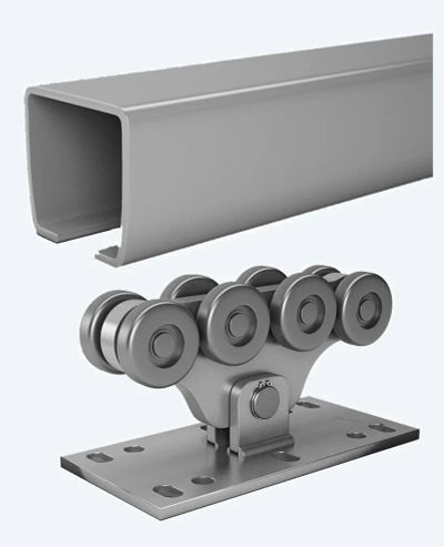 Лот: 7601594. Фото: 1. Комплект балки откатных ворот. Ворота, заборы, шлагбаумы
