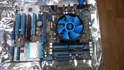 Лот: 4993051. Фото: 1. Платформа MB Asus P8B75-V\CPU... Компьютеры в сборе
