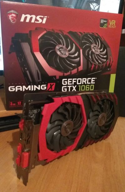 Лот: 16322495. Фото: 1. MSI GeForce GTX 1060 Gaming X... Видеокарты