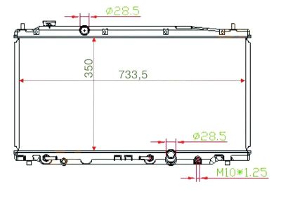 Лот: 3720282. Фото: 1. Радиатор honda fit/jazz (2007-... Двигатель и элементы двигателя
