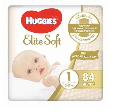 Лот: 24556635. Фото: 1. Подгузники Huggies Elite Soft... Детская гигиена