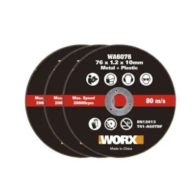 Лот: 24675318. Фото: 1. Отрезной диск по металлу WORX... Расходные материалы, сменные насадки