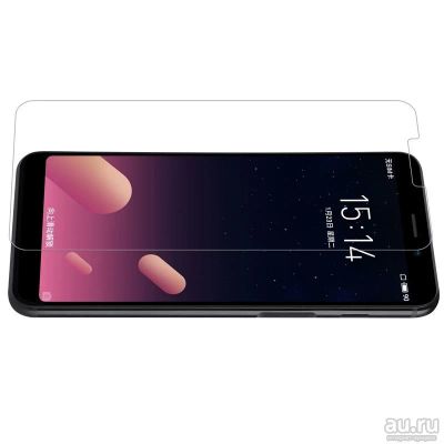 Лот: 13800088. Фото: 1. Защитное стекло Meizu M8 Lite... Защитные стёкла, защитные плёнки