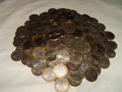 Лот: 775586. Фото: 1. 10 юбилейных рублей - 270 штук... Россия и СССР 1917-1991 года