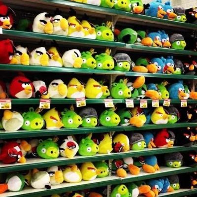 Лот: 3229408. Фото: 1. Мягкая игрушка ANGRY BIRDS (2... Мягкие