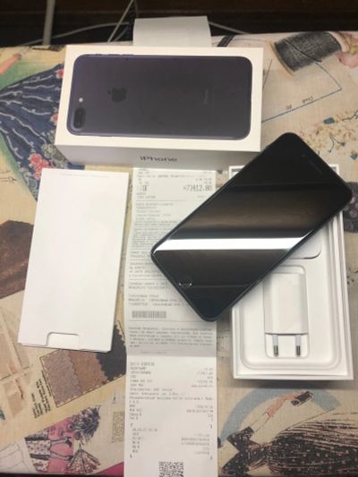 Лот: 11905476. Фото: 1. Iphone 7 plus 256 Gb (Black). Смартфоны