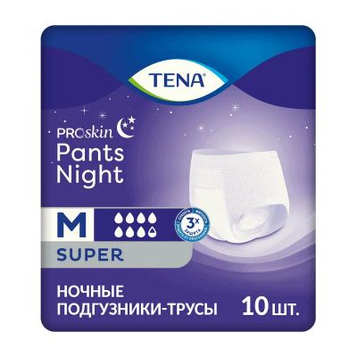 Лот: 23725203. Фото: 1. Tena Pants Night Super Подгузники-трусы... Лекарства