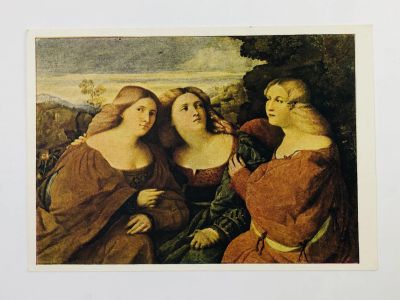 Лот: 23298402. Фото: 1. Пальма Веккио. Три сестры. Открытка... Открытки, конверты