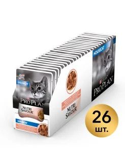 Лот: 19136763. Фото: 1. Корм для кошек Pro Plan NutriSavour... Корма