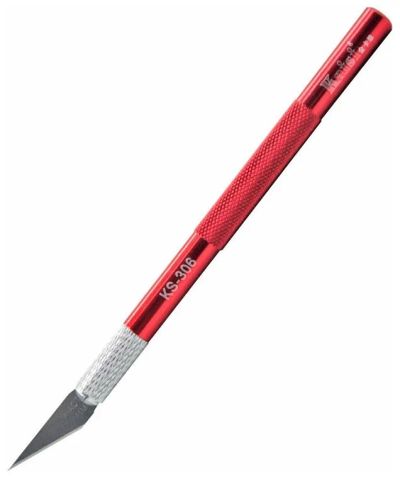 Лот: 19069384. Фото: 1. Нож-скальпель Kaisi KS-306 с перовым... Ручной инструмент