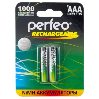 Лот: 20027679. Фото: 1. NiHM Аккумулятор Perfeo HR03 AAA... Батарейки, аккумуляторы, элементы питания