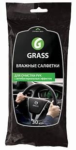 Лот: 8338934. Фото: 1. GRASS салфетка влажная для очистки... Щётки, тряпки, скребки для автомобиля