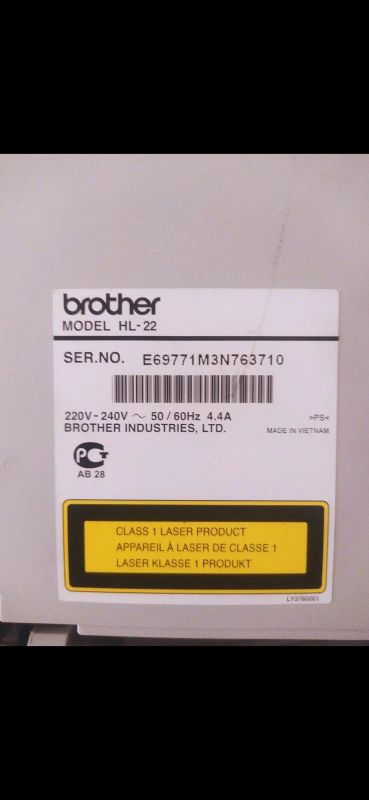 Лот: 18609737. Фото: 1. Принтер brother hl-22. Картриджи, расходные материалы
