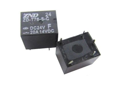 Лот: 17509966. Фото: 1. Электромагнитное реле ZND ZD-T78-S-C... Реле, тумблеры, переключатели