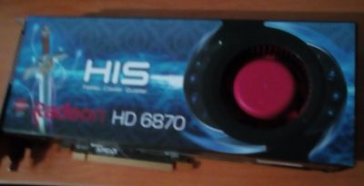 Лот: 16945109. Фото: 1. Видеокарта HIS Radeon HD6870 турбина... Видеокарты