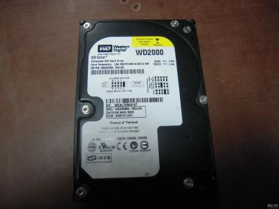 Лот: 13295373. Фото: 1. HDD 200gb IDE жесткий диск WD... Жёсткие диски (HDD)
