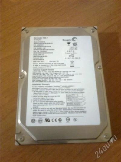Лот: 2345468. Фото: 1. HDD Seagate Barracuda 7200.7 ST380011A... Жёсткие диски (HDD)