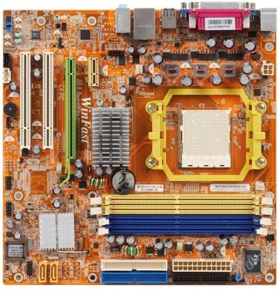 Лот: 1545603. Фото: 1. Материнская плата Foxconn 6100M2MA-RS2... Материнские платы