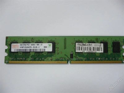Лот: 2071182. Фото: 1. Память Hynix 2Gb, DDR-2, PC-6400. Оперативная память