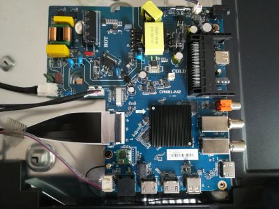 Лот: 25377274. Фото: 1. MAIN CV6681-K42,TV DEXP F43G8000C. Запчасти для телевизоров, видеотехники, аудиотехники