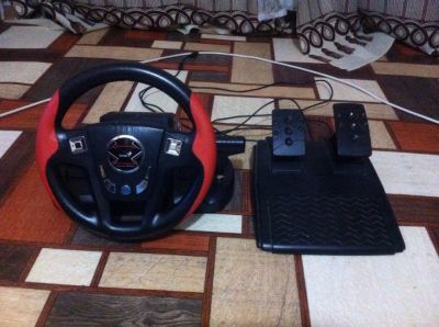 Лот: 9039938. Фото: 1. Игровой руль Genius speed wheel... Рули, джойстики