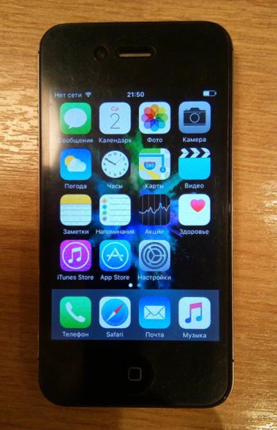Лот: 6555137. Фото: 1. IPhone 4s, 16 Гб. (чёрного цвета... Смартфоны