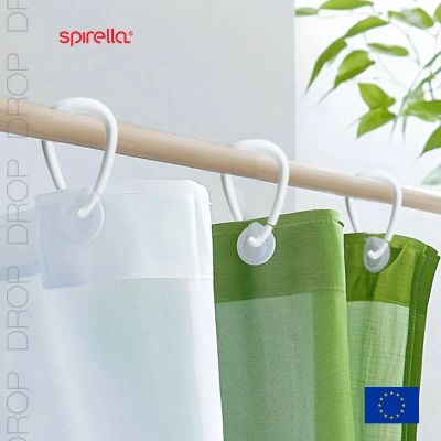 Лот: 24943498. Фото: 1. Кольца для штор Spirella Drop... Аксессуары для ванной