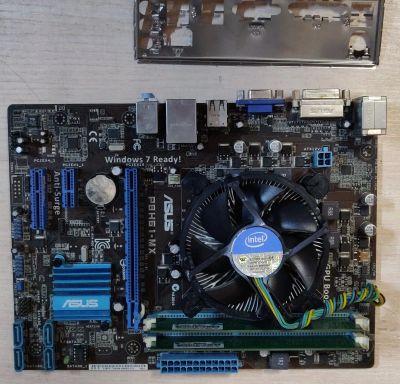 Лот: 17760395. Фото: 1. Комплект Intel Core i3 2100 +4Gb... Комплекты запчастей