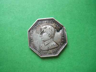 Лот: 19615938. Фото: 1. Серебряный жетон Изобретатель... Памятные медали