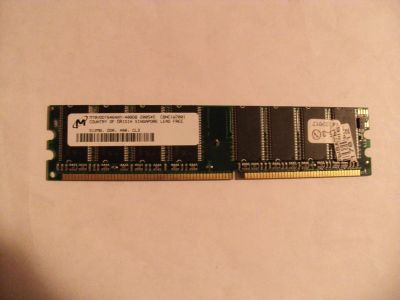 Лот: 4402170. Фото: 1. 512Mb ddr400 MT. Оперативная память