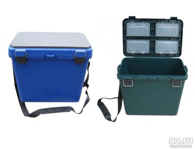 Лот: 8131047. Фото: 1. Ящик для зимней рыбалки, односекционный... Ящики, сумки, коробки и чехлы