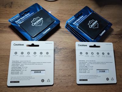 Лот: 25239632. Фото: 1. Новый SSD диск CeaMere 512Гб. SSD-накопители