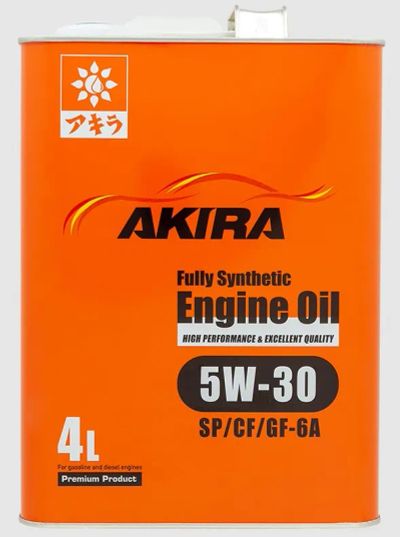 Лот: 25679757. Фото: 1. Масло моторное Akira Oil 5w30... Масла, жидкости