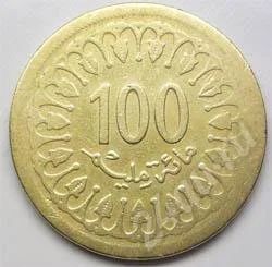 Лот: 199743. Фото: 1. Тунис. 100 миллим 1960г. Африка